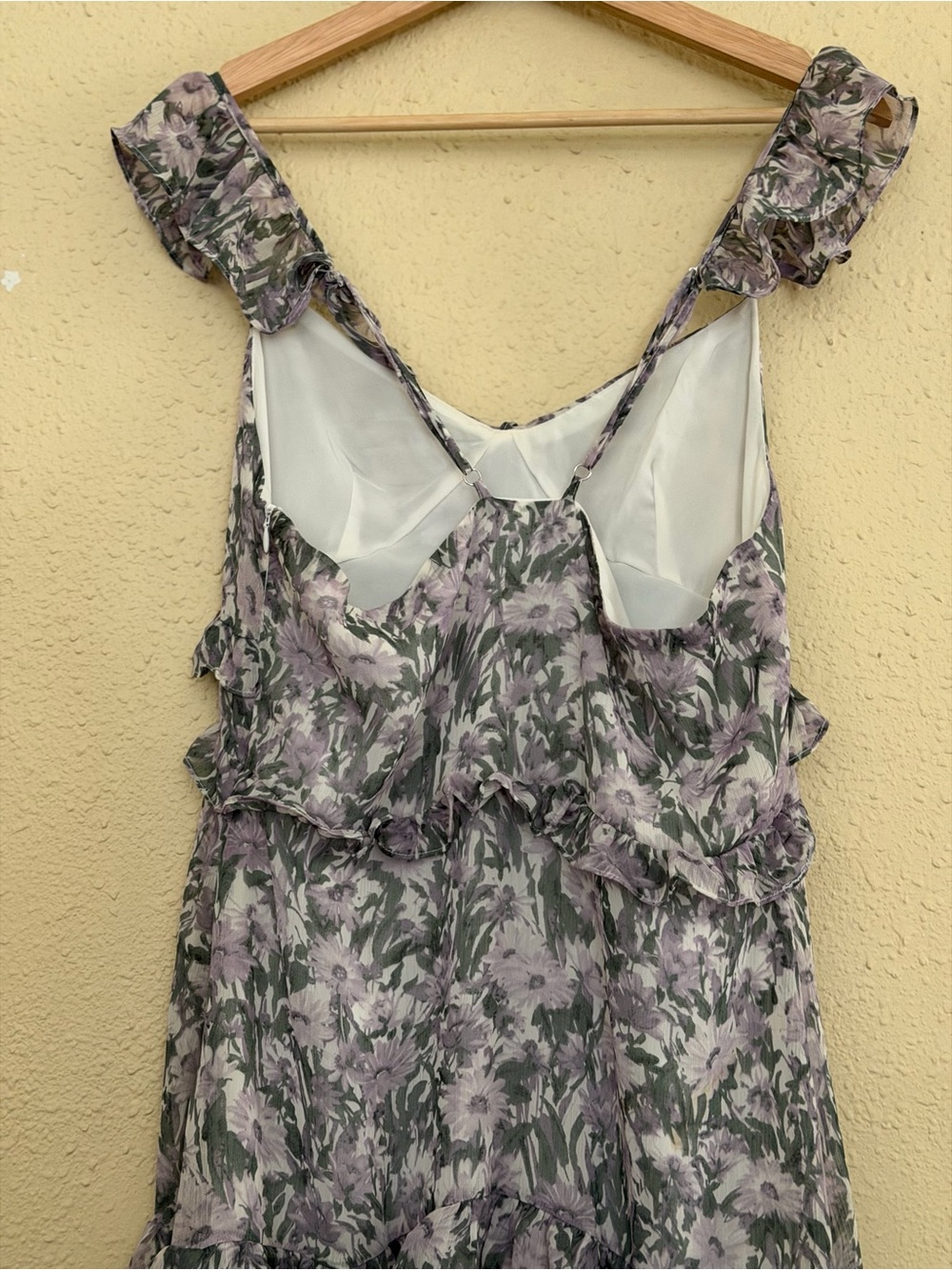 NWT | O.P.T x Tuckernuck | Ingrid Floral Ruffle Midi Dress - Size Small - Picture 4 of 6